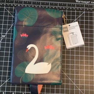 Swan notebook pouch NEW